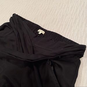 MAX STUDIO black wide-leg trousers